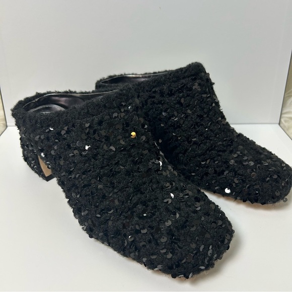 Circus by Sam Edelman Circus NY Orin Sequin mules in black size: 7.5 - Picture 3 of 10